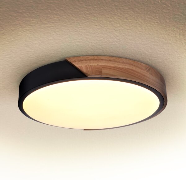 Brilagi - LED Stropní svítidlo PILANA LED/24W/230V dub pr. 30 cm