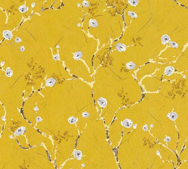 A.S. Création | Vliesová tapeta na zeď PintWalls 38739-2 | 0,53 x 10,05 m | žlutá