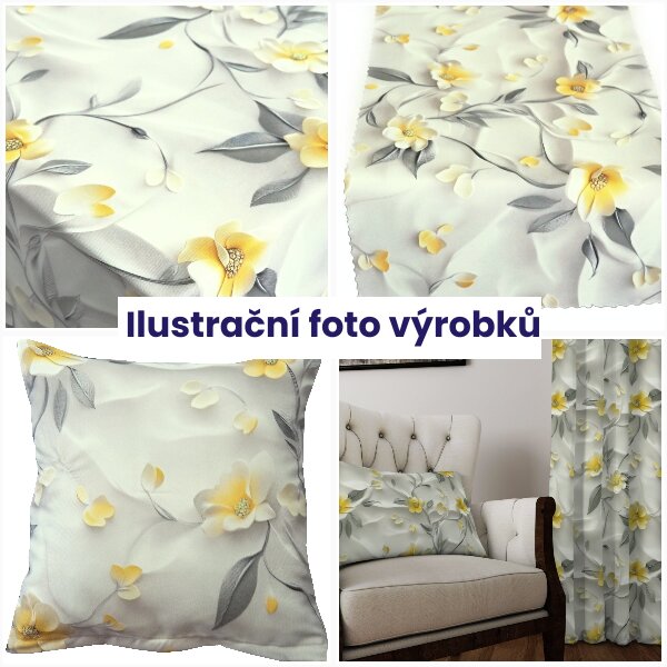 Dekorační látka SOFT 25179-105 bez obšití 150