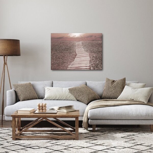 Obraz - Oblázková pláž (70x50 cm)