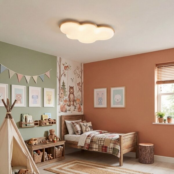 Brilagi - LED Dětské stropní svítidlo CLOUD LED/54W/230V bílá