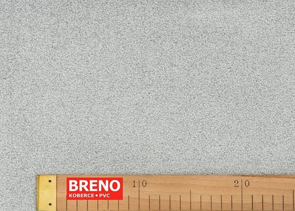 Breno Metrážový koberec VIBES 09 stříbrný, šíře 500 cm, Stříbrná