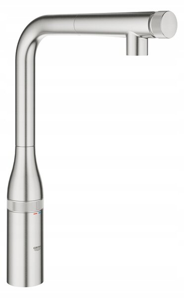 Stojánková kuchyňská baterie Grohe Essence stříbrná