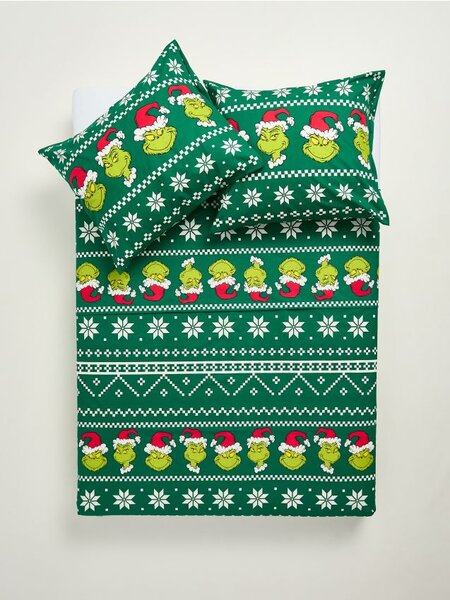 Sinsay - Souprava povlečení Grinch - zelená