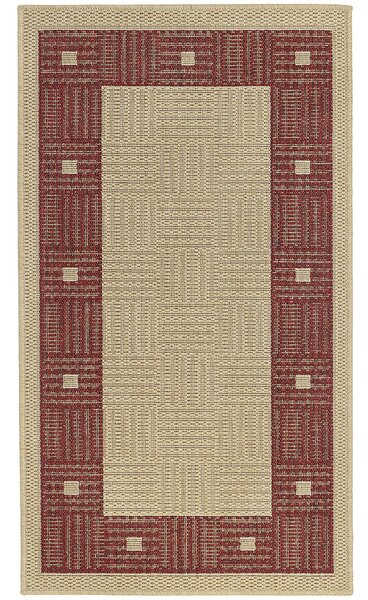 Breno Kusový koberec SISALO 879/J84 Red, Červená, Vícebarevné, 160 x 230 cm
