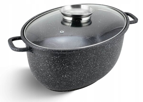 Pekáč černý s nepřilnavým povrchem 38 cm 8,0 l KB-4037