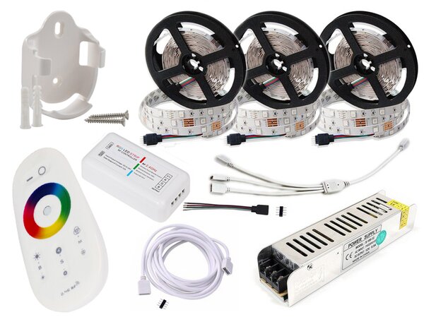 LED pásek 15 m LED-ONE RGB 5050 s IR dálkovým ovládáním