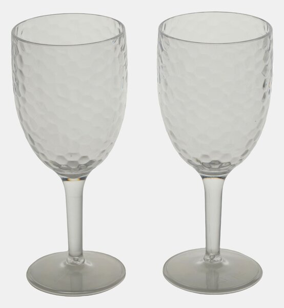 Sinsay - Sklenice s reliéfní strukturou 2 pack - clear