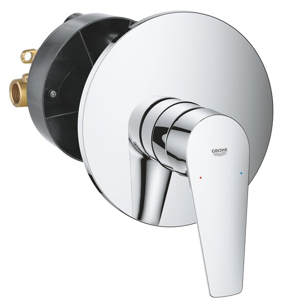 Podomítková sprchová baterie Grohe Bauedge, stříbrná