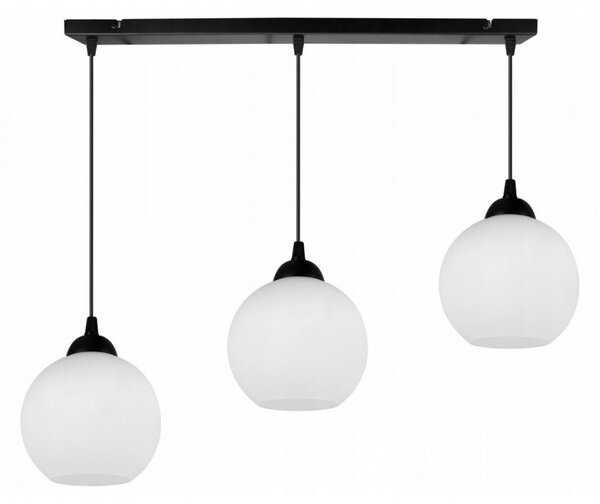 Light for home - Závěsné moderní světlo na liště ELIZA 1987/3, 3x60W, E27, Černá