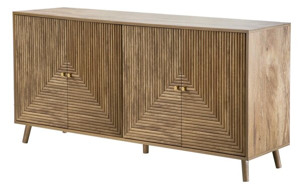 CALICOSY – Komoda s 4 dvířky, laminovanými předními plochami, šířka 156 cm – EDEN