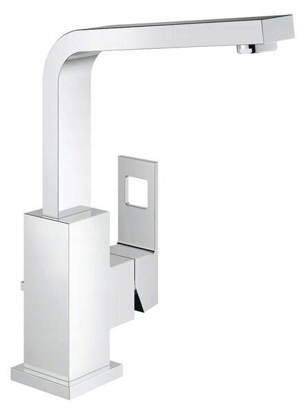 Stojánková umyvadlová baterie Grohe Eurocube, stříbrná