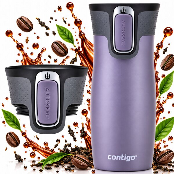 Termohrnek Contigo West Loop 2.0 Dark Plum 470ml fialový
