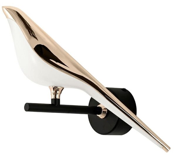 Moosee Bird nástěnné svítidlo 1x9 W bílá-černá-zlatá MSE010100292