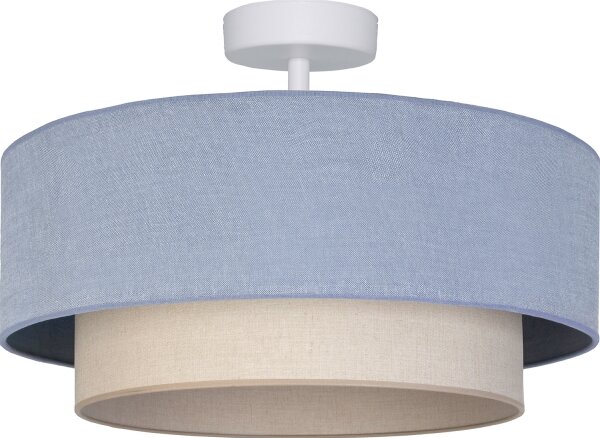 Brilagi - LED Přisazený lustr BOHO ECO 1xE27/10W/230V pr. 40 cm modrá/krémová