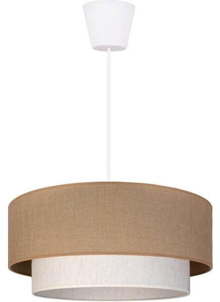 Brilagi - LED Lustr na lanku BOHO ECO 1xE27/10W/230V pr. 40 cm béžová/krémová