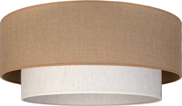 Brilagi - LED Stropní svítidlo BOHO ECO 1xE27/10W/230V pr. 40 cm béžová/krémová