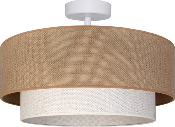 Brilagi - LED Přisazený lustr BOHO ECO 1xE27/10W/230V pr. 40 cm béžová/krémová