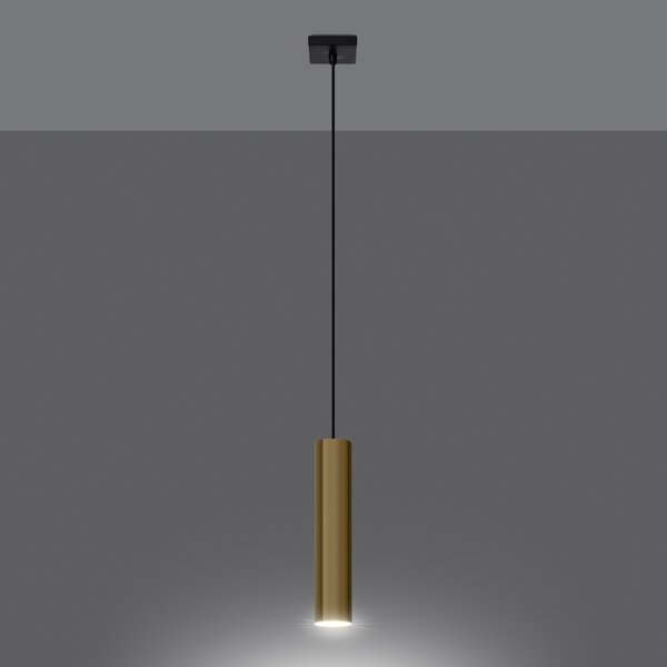 Sollux Lighting Závěsná lampa LAGOS 1 leštěné zlato