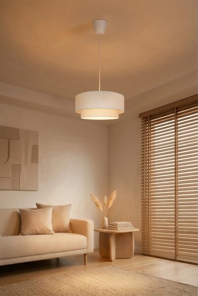 Brilagi - LED Lustr na lanku BOHO ECO 1xE27/10W/230V pr. 40 cm krémová