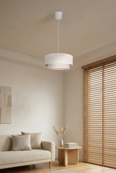 Brilagi - LED Lustr na lanku BOHO ECO 1xE27/10W/230V pr. 40 cm krémová