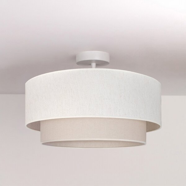Brilagi - LED Přisazený lustr BOHO ECO 1xE27/10W/230V pr. 40 cm krémová