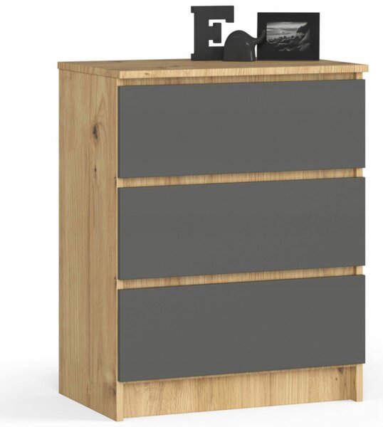 Komoda Akord 60 x 40 x 77 cm dub artisan matný