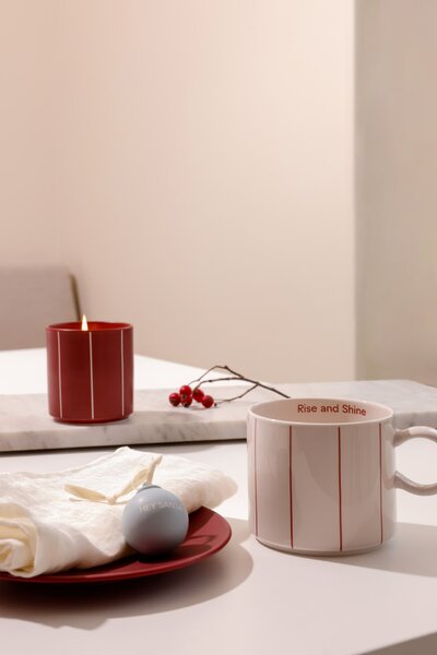 Porcelánový hrnek Jumbo Pyjamas Red 500 ml