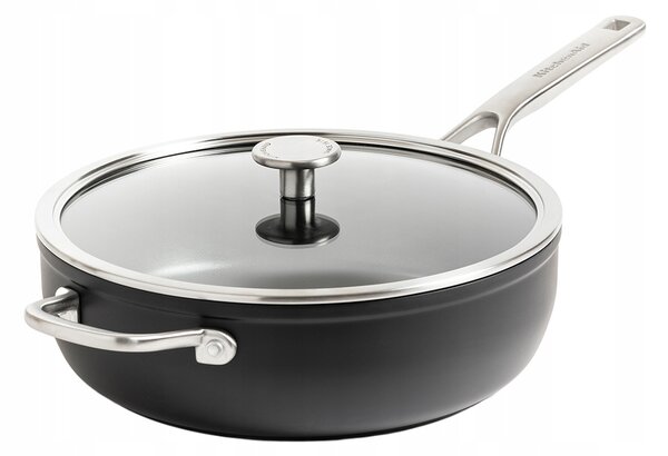 Tradiční pánev KitchenAid Forged Hardened Aluminium 28 cm s keramickým povrchem