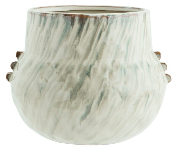Keramický obal na květiny Off White 21 cm