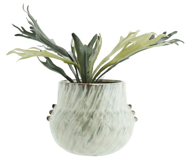 Keramický obal na květiny Off White 21 cm