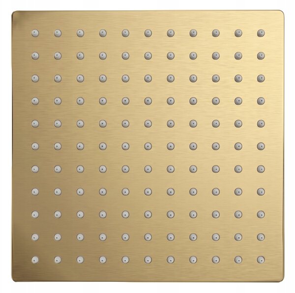 Sprchová hlavice zlatá čtvercová REA JS-P015BG univerzální 25 cm