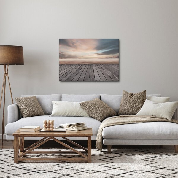 Obraz - Molo při západu slunce (70x50 cm)