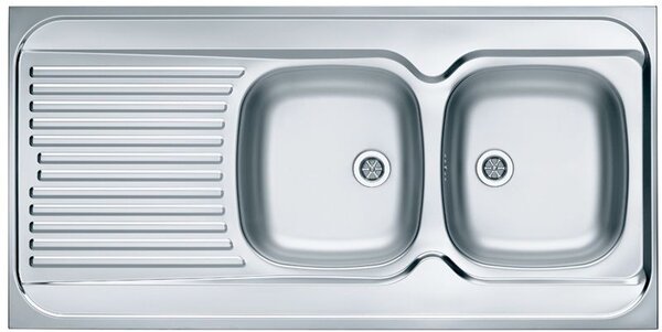Alveus Classic ocelový dřez 120x60 cm ocel 1009085