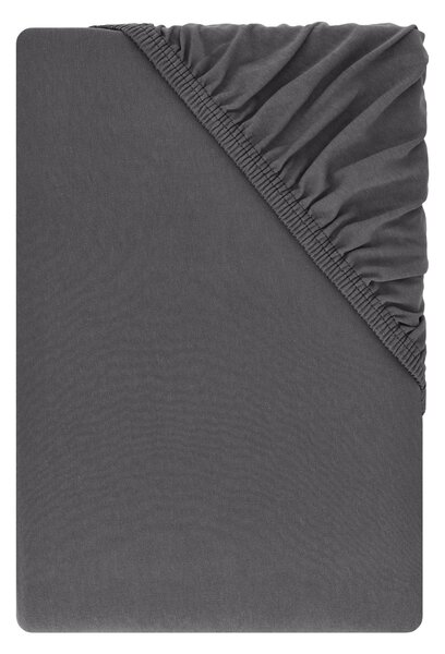 Livarno® Žerzejové napínací prostěradlo, 140–160 x 200 cm (šedá) (100399578002)