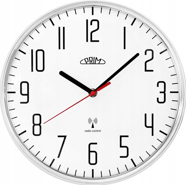 Nástěnné hodiny Prim Radio Mavis E01P.4452.7100 30 cm ovládané rádiovou vlnou