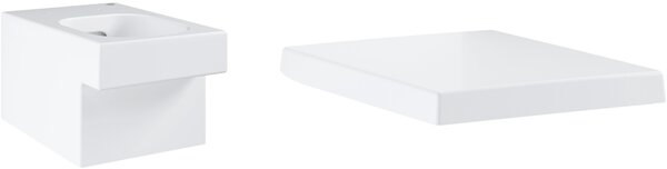 Sada záchodová mísa Grohe Cube Ceramic 3924500H, záchodové prkénko Grohe Cube Ceramic 39488000