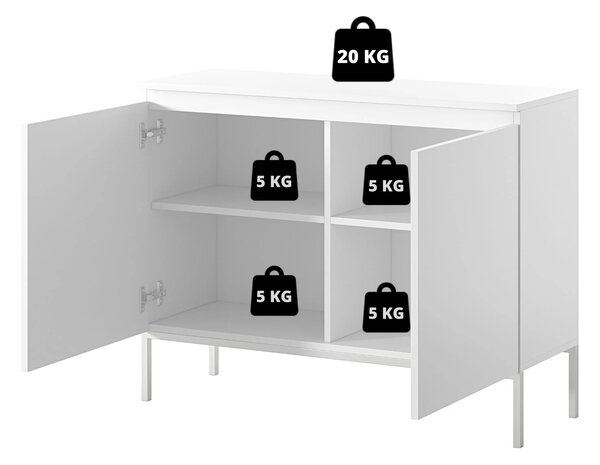 Skříňka Bennasi B2 (černá). Akce -15%