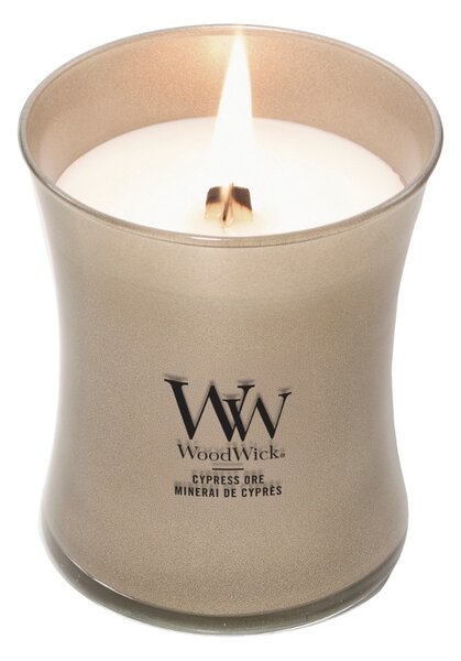 WoodWick střední svíčka CYPRESS ORE