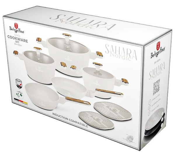 Sada nádobí s titanovým povrchem 10 ks Sahara Nordic Collection