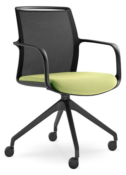LD SEATING - Konferenční židle LEAF 505, F95-BL