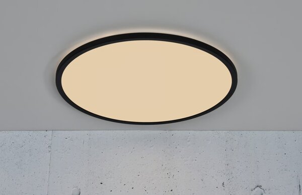 Nordlux Černé kovové stropní LED světlo Oja 60 cm