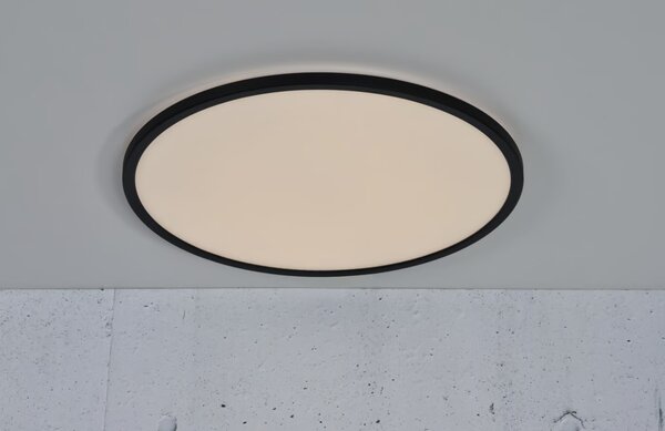 Nordlux Černé kovové stropní LED světlo Oja 60 cm