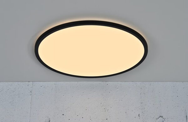Nordlux Černé kovové stropní LED světlo Oja 60 cm