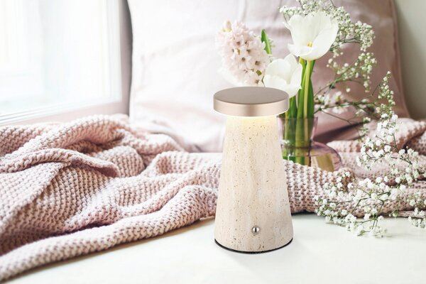 STOLNÍ LAMPA NA BATERIE, dotykový stmívač, 9/16 cm Globo - Online Only svítidla, Online Only