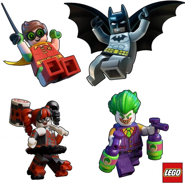 Samolepka na zeď "LEGO Batman" 60x70cm