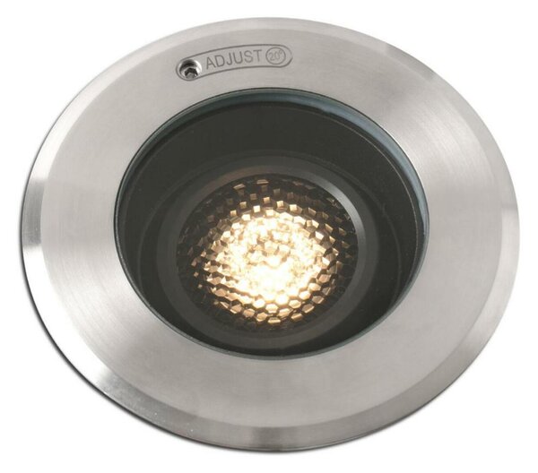 FARO GEISER 80 zapuštěné svítidlo do podhledu, nerez, šedá, GU10