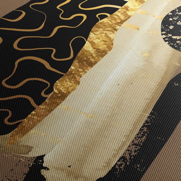 Obraz - Abstrakce golden brown N⁰3 (125x70 cm)