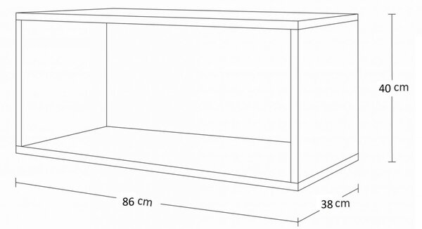 Moderní obývací sestava BRADT 6 - černá