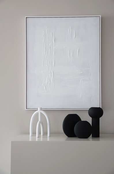 Váza Pillar Black 24 cm COOEE Design